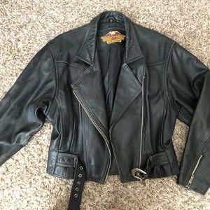 Vintage Harley Davidson Leather Jacket